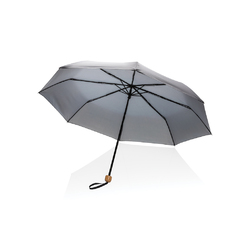 Mini parapluie 20.5' rPET 190T poignée bambou Impact AWARE