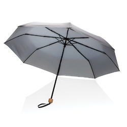 Mini parapluie 20.5' rPET 190T poignée bambou Impact AWARE