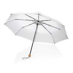 Mini parapluie 20.5' rPET 190T poignée bambou Impact AWARE