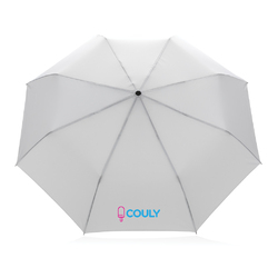 Mini parapluie 20.5' rPET 190T poignée bambou Impact AWARE
