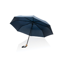 Mini parapluie 20.5' rPET 190T poignée bambou Impact AWARE
