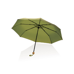 Mini parapluie 20.5' rPET 190T poignée bambou Impact AWARE