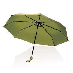 Mini parapluie 20.5' rPET 190T poignée bambou Impact AWARE