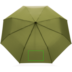 Mini parapluie 20.5' rPET 190T poignée bambou Impact AWARE
