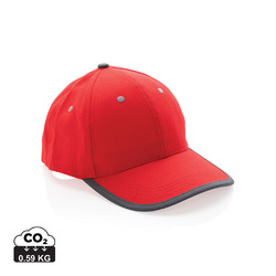 Casquette contraste 6 panneaux coton recyclé Impact AWARE™