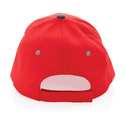 Casquette contraste 6 panneaux coton recyclé Impact AWARE™