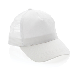 Casquette filet 5 panneaux coton recyclé Impact AWARE™