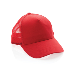Casquette filet 5 panneaux coton recyclé Impact AWARE™