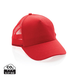 Casquette filet 5 panneaux coton recyclé Impact AWARE™