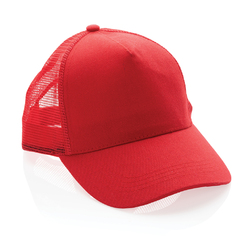Casquette filet 5 panneaux coton recyclé Impact AWARE™