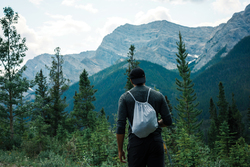 Sac à dos cordelettes en coton recyclé 145 gr Impact AWARE™