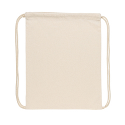 Sac à dos cordelettes en coton recyclé 145 gr Impact AWARE™