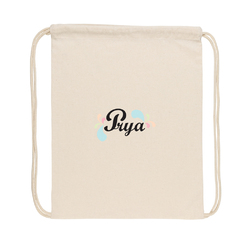 Sac à dos cordelettes en coton recyclé 145 gr Impact AWARE™