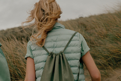 Sac à dos cordelettes en coton recyclé 145 gr Impact AWARE™