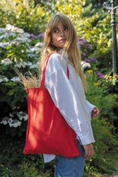 Sac tote en coton recyclé avec soufflet Impact AWARE™