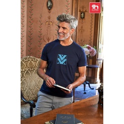 THC LUANDA. T-shirt homme en coton tubulaire