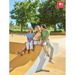 THC LUANDA. T-shirt homme en coton tubulaire