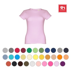 THC SOFIA. T-shirt ceinturé en coton pour femme