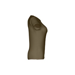 THC SOFIA. T-shirt ceinturé en coton pour femme