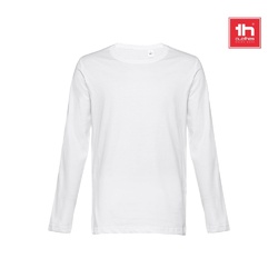 THC BUCHAREST WH. T-shirt en coton à manches longues pour hommes