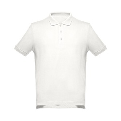 THC ADAM. Polo à manches courtes en coton pour hommes