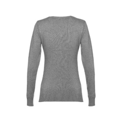 THC MILAN WOMEN. Pull à col V pour femmes en coton et polyamide