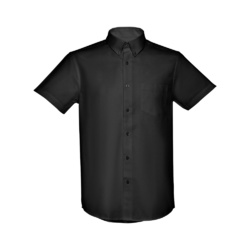 THC LONDON. Chemise oxford à manches courtes pour homme