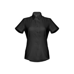 THC LONDON WOMEN. Chemise oxford à manches courtes pour femmes