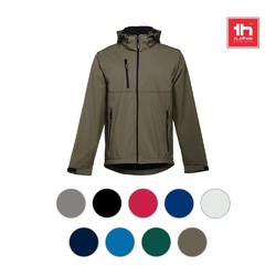 THC ZAGREB. Veste softshell pour homme en polyester et élasthanne