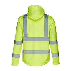 THC ZAGREB WORK. Veste softshell haute visibilité (unisexe)