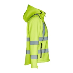 THC ZAGREB WORK. Veste softshell haute visibilité (unisexe)