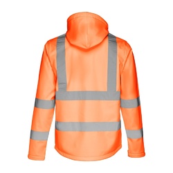 THC ZAGREB WORK. Veste softshell haute visibilité (unisexe)