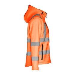 THC ZAGREB WORK. Veste softshell haute visibilité (unisexe)
