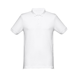 THC MONACO WH. Polo manches courtes pour homme en coton cardé