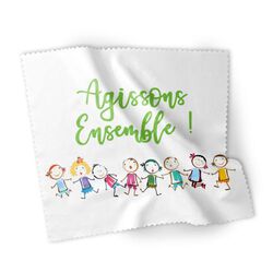 LINGETTE MICROFIBRE PERSONNALISÉE