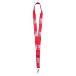 LANYARD MARQUAGE RELIEF 3D