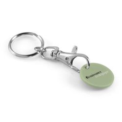 PORTE-CLÉS JETON  AVEC JETON BIO PLASTIQUE