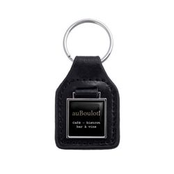 PORTE-CLÉS SIMILICUIR CARRÉ