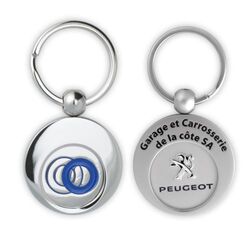 PORTE-CLÉS JETON AT90 MÉTAL