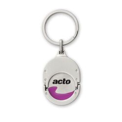 PORTE-CLÉS JETON AT30 MÉTAL