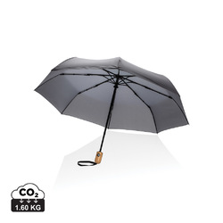 Parapluie 21' automatique rPET 190T et bambou Impact AWARE™
