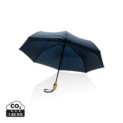 Parapluie 21' automatique rPET 190T et bambou Impact AWARE™