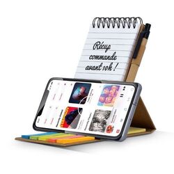 CARNET DE NOTES REPOSITIONNABLES & SUPPORT TELEPHONE