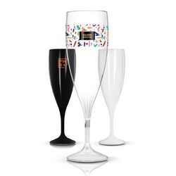 FLUTE A CHAMPAGNE EN PLASTIQUE REUTILISABLE TRITAN® 14 cl RAS BORD