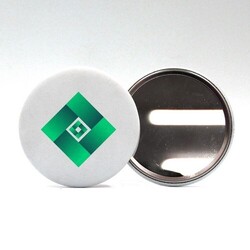 Miroir de poche français 75 mm Mat