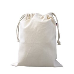 Pochon Coton JULES 250 Ecru M