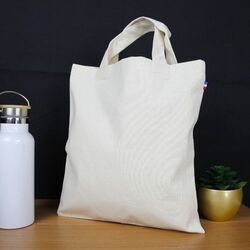 Petit sac coton LUCAS 250 BIO - Bleu Marine