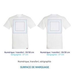 Tee-shirt coton CAMILLE 150GR - France