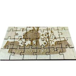 Puzzle français CARRÉ en bois 16 pièces