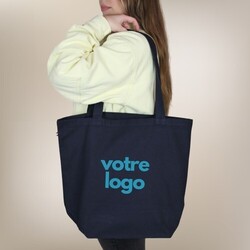 Cabas coton LOUISE 250 BIO - Noir